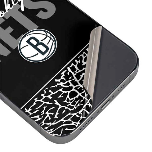 NBA Brooklyn Nets Elephant Print iPhone 16 Pro Skin